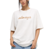 DIVINE GRID OVERSIZED T-SHIRT
