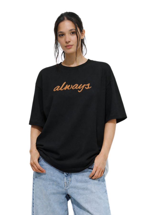 DIVINE GRID OVERSIZED T-SHIRT