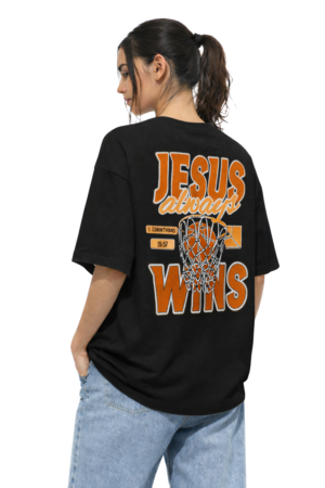 DIVINE GRID OVERSIZED T-SHIRT