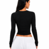 499 NOIR RESOLVE CROP TOP